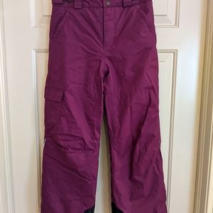 Girls Columbia size Medium purple Ski/snow pants